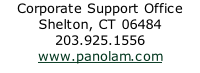 Corporate Support Office Shelton, CT 06484 203.925.1556 www.panolam.com